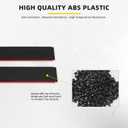 78-3/4" Universal Car Side Skirt 200CM Extension Rocker Panel Body Kit Lip Splitters, Black+Red Line