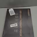 Red Light Therapy for Face, Light Therapy Mask for Firming, Wrinkles & Acne, Wireless Red & 850nm Infrared Light Silicone Mask, 7-Color LED Face Mask Portable for Use at Home & Travel, Black