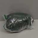 MooMee Fitted Bottom Sheet Only 100% Washed Cotton Linen Like Textured Breathable Durable Soft Comfy Deep Pocket Fits Mattress up to 17" (Forest Green, Twin)