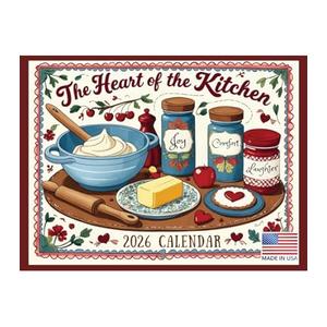 Heart Of Kitchen Calendar 2026 Monthly Wall