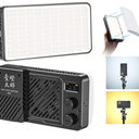 ULANZI 40W Bi-Color Portable Video Light, 5000mAh Rechargeable LED Camera Light, Battery, 8 Scene Modes, 2700-6500K Mini Studio Lighting for YouTube, Vlogging, Live Streaming, Photography