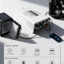 4000W Power Inverter 12V to 110V/120V, Solar Inverter Remote for RV Camping Off-Grid Solar Inverter Systems
