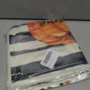 Fall Pumpkin Pillow Cover 18x18 Fall Decor Cushion Cover Autumn Stripe Throw Pillow Cover Thanksgiving Farmhouse Decorative Cushion Cases 18x18 Set of 4 (Dark Tones)