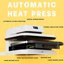 HTVRONT Automatic Heat Press Machine for T Shirts - 15x15 Smart T Shirt Press Machine with Auto Release - Professional Heat Press for Sublimation, Vinyl, Heat Transfer Projects