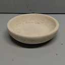 FNTSTICGOODS Travertine Decorative Bowl - 7.8” Diameter & 2” Height - Key Bowl for Entryway Table - Travertine - Organic Modern Centerpiece - Beige/ Natural