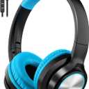 Voopwink Kids Headphones with Microphone, Wired Over Ear Headsets with Limited Volume 85dB/ 94dB for Boys Girls Teens Children Online School/Travel/iPad/Tablet/Cellphone