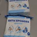 Scrubzz Disposable No Rinse Bathing Wipes - All-in-1 Single Use Shower Wipes, Simply Dampen, Lather, and Dry Without Shampoo or Rinsing (Unscented, 2-Pack)