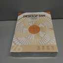 CIBAIL USB Desk Fan with Timer - 8 Inch Small Portable Table Desktop Fans with Strong Wind Ultra Quiet 3 Speeds and 180Tilt Folding,Mini Personal Cooling Essentials (Z6 Battery Power, White)