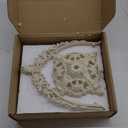 Beavorty Vintage Metal Desktop Dresser Mirror for Makeup, Large Vanity Stand Mirror