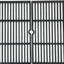 Parts DC116 18 1/4 Inch Grid Grate Replacement for Charbroil, Coleman, Kenmore, Master Forge, Thermos, Uniflame, Master Forge and Others, 2 PCS Porcelain Coated Cast Iron Cooking Grid