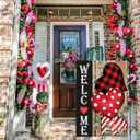 2 x Doncida 3 Pack Valentines Day Garden Flag St Patricks Day Garden Flag Easter Garden Flags 12 x 18 inch Double Sided Burlap Small Yard Flags for Outside Lawn Seasonal Decoration