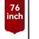 76" Adjustable Shepherd Hook for Outdoor, Heavy Duty Metal Bird Feeder Pole with 7-Prong Base, Garden Hook for Hanging Lanterns, Solar Lights, Plants, Wind Chimes & Hummingbird Feeder, 1 Pack