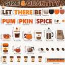 Containlol Thanksgiving Latte Bulletin Board Set Pumpkin Spice Classroom Decorations Fall Thanksgiving Coffee Cup Cutouts for Office Home Autumn Harvest Theme Party Supplies