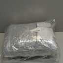 EVOIONOS Grey Round Rug for Bedroom, 4x4 Ft Fluffy Soft Circle Area Rugs for Living Room, Plush Shaggy Circular Carpet for Indoor Floor Bedside Kids Nursery, Machine-Washable Home Decor Aesthetic