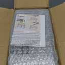 Cq acrylic Clear Stackable Storage Drawers,Plastic Makeup Organizer and Bathroom Storage Bins WIth 9 Drawers For Make up,Medicine,Craft,Pen,Beauty and Office Supply Organizer