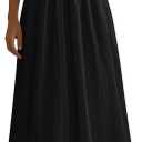 PRETTYGARDEN Maxi Dresses for Women 2026 Summer Casual Sleeveless Patchwork Flowy Vacation Sundress Knit Long Work Tank Dress, Medium
