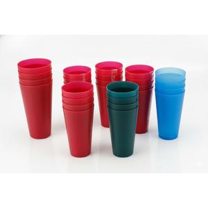 Everyday Living 4 piece Tumbler Lychee Red, Green, Blue 21 oz Total 28 Packs