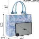 Tote Bag for Women - Large Size Transparent PVC Handbag, Waterproof, Sand-Resistant, for Shopping, Beach Vacation