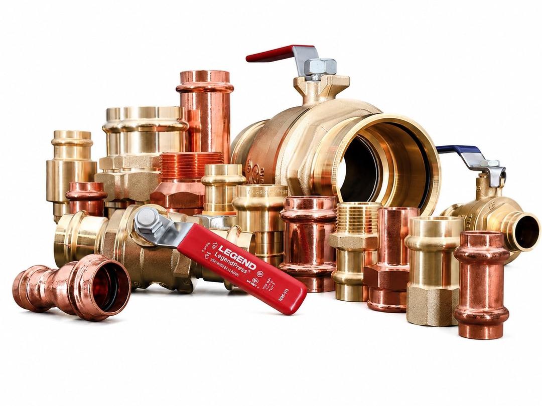 Legend Valve 800-825 1" MNFD ANGL ISO VAL-PR Model Brass Angle Iso. Valve Pair