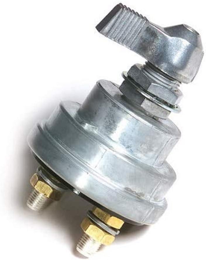 Grote 82-2103 - Master Battery Disconnect Switch - For Battery Circuit, 3/8 In. Stud, 12V, 180 Amps @ 6-36V Dc, silver