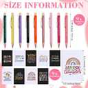 Resurhang 18 Pcs Teacher Appreciation Gifts Bulk, 9 School Counselor Notebook Journal & 9 Ballpoint Pen, Thank You Gifts for National Teacher Week 2026, Counselors Educators, Back to School Supplies