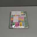 2 x Gannyfer 2026 Desk Calendar, Small Standing Flip Desk Calendar, Use Now to Dec 2026, 18-Month Simplicity Desktop Calendar for Home, School, Office, 6" x 8", Green (3 Stickers Included)