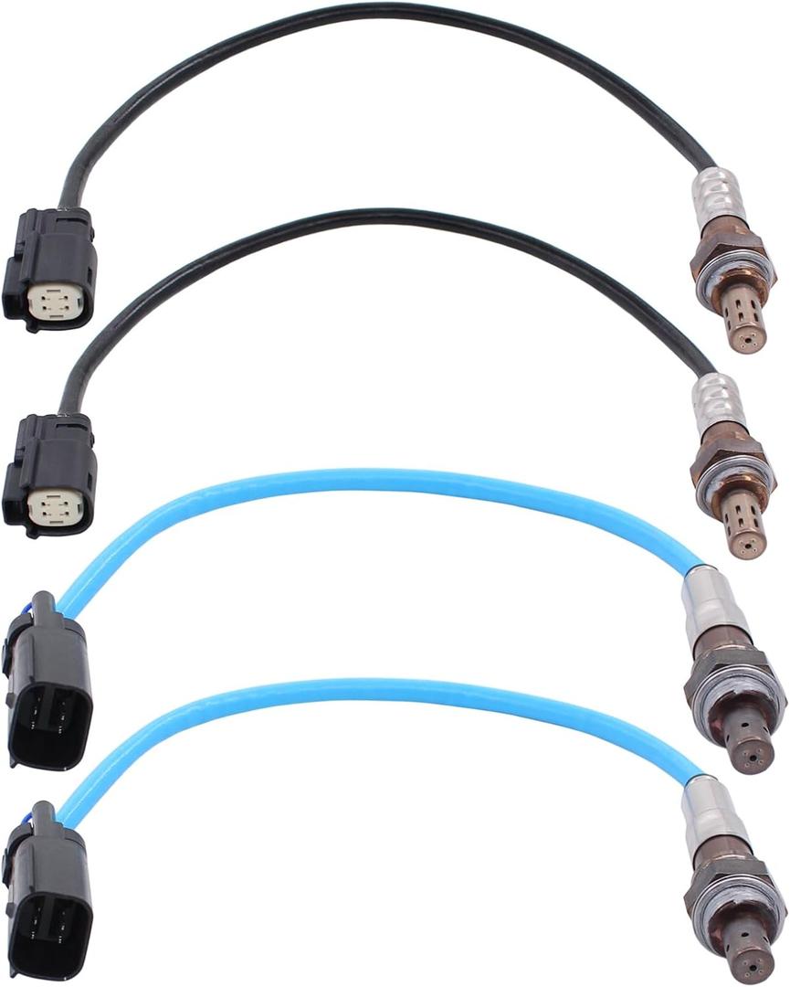 ApplianPar 4Pcs Upstream and Downstream O2 Oxygen Sensor for Ford Edge 2011-2014, Explorer 2011-2012, for Lincoln MKX 2012-2014, for Mazda CX-9 2011-2015, 6 2011-2013