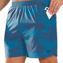 NORTHYARD Mens Swim Trunks 5" Beach Swim Shorts Quick Dry Bathing Suit with Mesh Liner Packable, Scale, 2XL