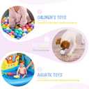 100 Pack Balls for Ball Tent, BPA Free Colorful Plastic Balls Baby Play Balls for Ball Pit, Bounce House, Baby Pool & Playhouse, 2.17"