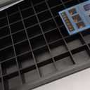 Shot Glass Display Case 61 Slots Large Capacity Holder with HD Acrylic Front 98% UV Protection Solid Wooden Wall Mounted Cabinet for Shot Glass Collection