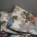 Lush Decor Sydney Floral Comforter Set, 3 Piece Set, King/California King, Green & Blue - Colorful Floral Bedding Set - Spring Decor - Flower Comforter - Vintage & Country Cottage Bedroom Decor