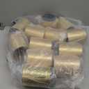 Ninehaoou 12 Pcs Gold Cylinder Vases for Wedding Centerpieces 5.1 Inch Tall Metal Flowers Vase Small Hurricane Holder for Wedding Dining Coffee Table Party Decorations, Not Included Flowers