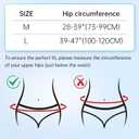 Hernia Belt for Men - Adjustable Support Brace, Comfortable & Breathable Design, Ideal for Single/Double Inguinal Hernia Pain Relief, Discreet Wear for Everyday Use (Black, Medium)