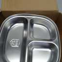 3 Pack Snack Containers,Lunch Box Containers,Food Grade Metal Base with a BPA Free Leakproof & Airtight Silicone Lid,Reusable Airtight Bento lunch Boxes, Kitchen Storage, Freezer (3 color) (Yellow)