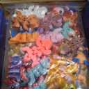 Valentines Day Gifts Cards for Kids 24 Pack 3D Printed Animals Axolotl Figurines Set with Valentine Greeting Cards for Boys Girls Toddle School Classroom Exchange Party Favors Prizes