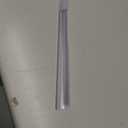 78" Sliding Shower Door Side Seal Strip Frameless Shower Door Side Sweep for 3/8" Framelss for Sliding Glass Door or Swing Door, with 3/5" Flip (2X39) (Transparent)