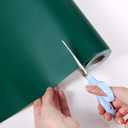 2 x Tenceur Bulletin Board Paper Fade Resistant Paper Roll for School Classroom Decor(24 Inches X 98 ft,Green)