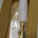 Kingston Brass SD2617 Straight Nozzle Metal Soap Dispenser, Brushed Brass