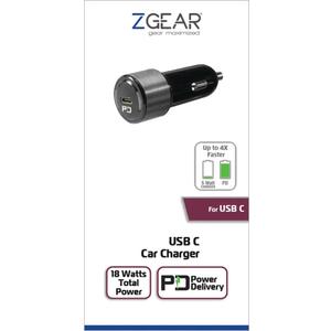 ZGEAR Adaptive Fast Car Charger With USB-A USB C Ports