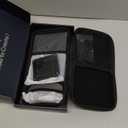 Foldable Keyboard and Mouse, Samsers Folding Bluetooth Keyboard Combo, 2.4G + BT5.0 x 2, Full-Size Portable Travel Keyboard & USB-C Rechargeable Wireless Mouse for iOS Android Windows Mac OS