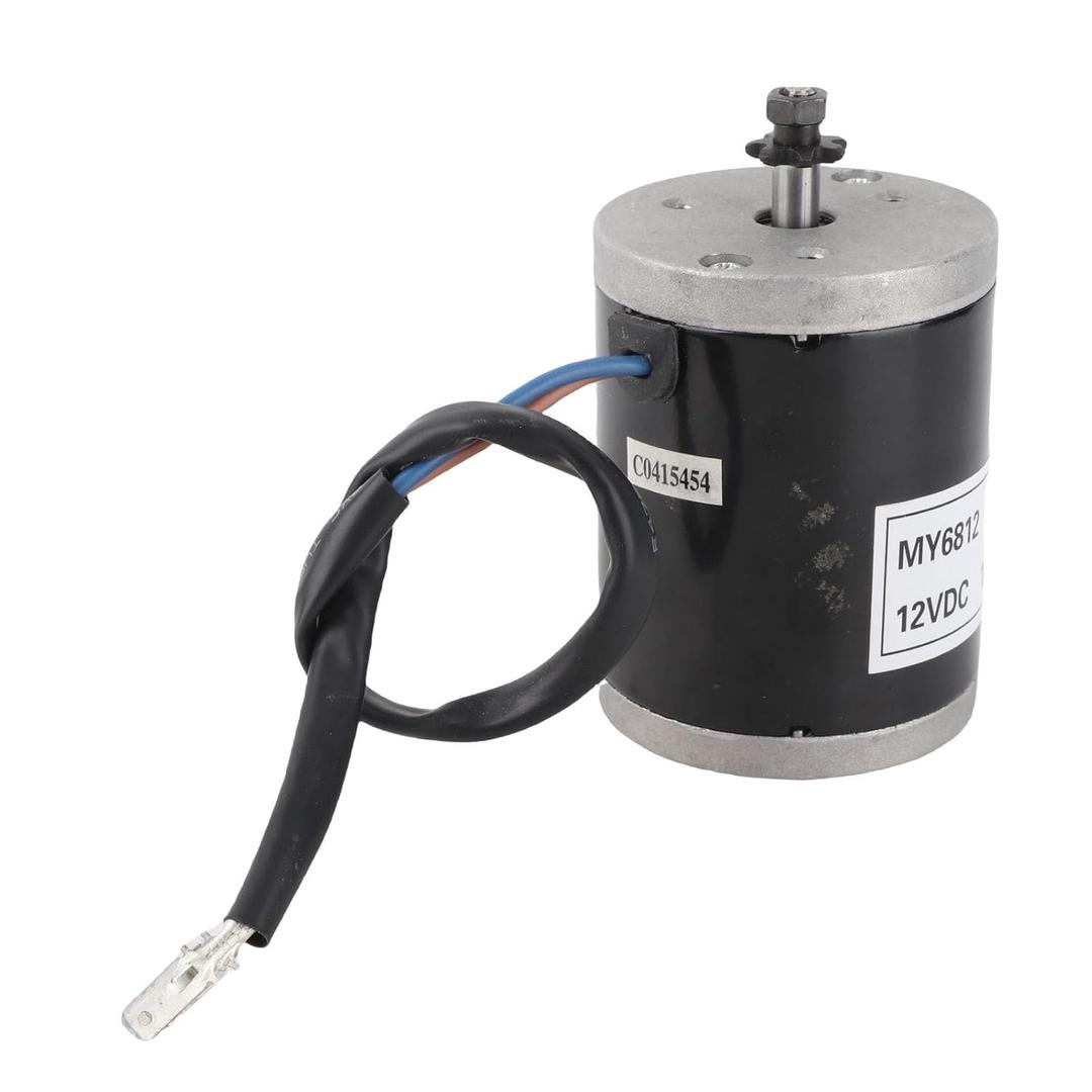 MY6812 12V 120W High Speed Small Brush Motor with Belt Pulley Electric Scooter E Accessory