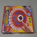 Word Game for Kids & Adults with 2 Modes,144 Topic Categories 36 Cards Pressing Games,Fun Fast-Paced Stop Game,LCD Display Timer Family Board Games for Christmas & Birthday Gifts (Red)