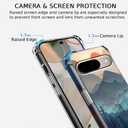 Sunset Nature Landscape Wilderness Night Art Painting,Trendy Soft TPU Full Cover Case for Google Pixel 9/9 Pro Clear