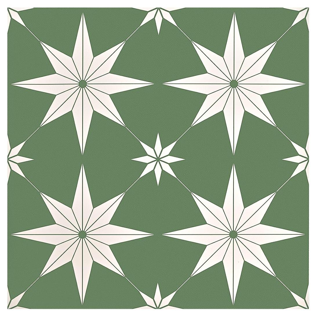 Peel and Stick Floor Tile, Waterproof Vinyl Flooring for Bathroom Kitchen Bedrooms Living Room Wall RV (10, Green, 11.8" x 11.8")