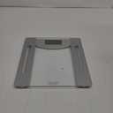 Taylor Weight Tracking Smart Scale for Body Weight with Bluetooth Sync, 400 lb Capacity, HSA/FSA Eligible, Glass & Metallic Silver Platform, Blue Backlit Display, Syncs with WeighSync App, Clear