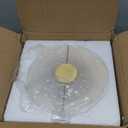 White Alabaster Wall Sconce Brass Natural Marble Wall Sconce Vintage Gold Round Store Modern LED Wall Light Fixture Mid Century Wall Mounted Lamp for Bedroom Hallway Living Room Bathroom