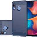 Case for Galaxy A10e Case, Samsung A10e SM-A102U Case, Slim Thin Phone Case TPU Soft Back Cases Anti-Scratch Shockproof Protective Cover for Samsung Galaxy A10e Blue