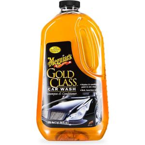 Meguiar's Gold Class Car Wash – Premium Foaming Auto Wash Soap, High Gloss Finish, Safe for Clear Coats, Deep Cleans without Removing Waxes, Car Detailing Supplies for Cars, Trucks & SUVs – 64 Oz