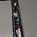 2 x CAMKUZON Reversible Christmas Wrapping Paper Roll for Kids Baby - Funny Gnome in Black, HO HO HO & Snowflake Christmas Tree in Red - Cartoon Holiday Gift Wrap Paper, 17.7 Inch