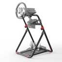 RACGTING Racing Wheel Stand for Logitech G29 - Foldable Racing Simulator Cockpit, Adjustable Sim Racing Stand for Logitech G920/G923/G27/G25, Thrustmaster T248X/T248/T300RS/T150/458, Black